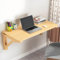 Wandtisch Aus Massivholz Küchentisch Schwebender Schreibtisch Laptoptisch Schminktisch Für Haus Für TV Zuhause Büro Arbeitszimmer(80x50cm/31.5x19.7in)