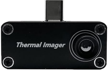 Asyduey Mini Imageur Thermique Infrarouge pour Téléphone, Dispositif D'Imagerie Infrarouge Externe, Petite Caméra D'Imagerie Thermique pour Téléphone Portable Android