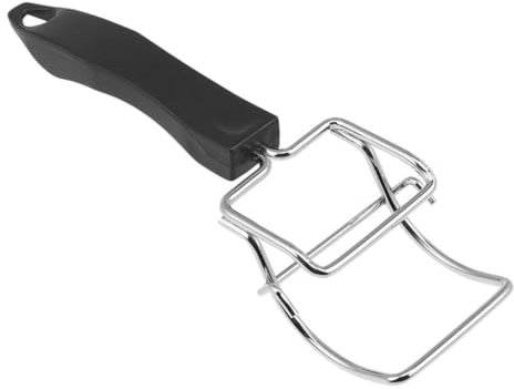 SOLUSTRE Pinza Per Teglie Da Forno Manico Resistente Al Calore, Clip in Acciaio Per Estrattore Forno e Friggitrice Ad Aria, Accessorio Multifunzionale Per Cucina Sicura