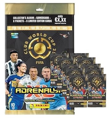 Panini FIFA Fussball Club WM World Cup Weltmeisterschaft 2025 Trading Cards | 1x Starterpack + 10x Booster Packs