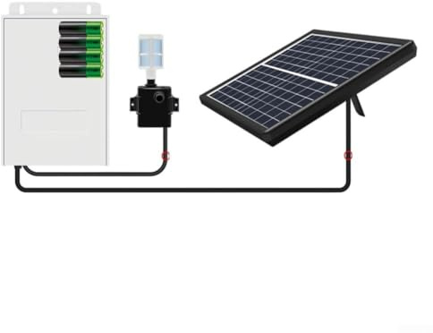 Solar Powered Fountain Pump 9V 6W to 10W with Rechargeable Battery Box, 5-Speed Adjustable Water Feature for Ponds and Rockeries(9v 6w 5200mAH)