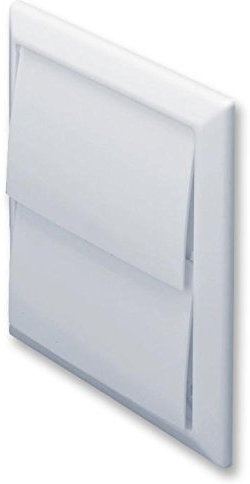 Gravity-Klappe, 100 mm, Weiß (44910W)