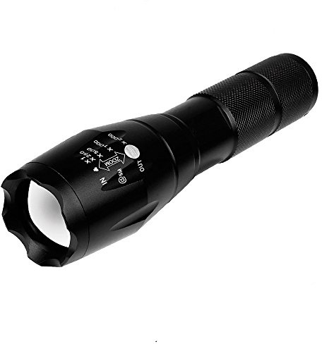 Object Ultra Bright Zoomable Torch, Black