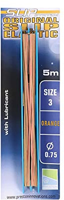 Preston Innovations Original Slip Elastic Size 4 Orange EL04