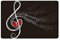 ZMvise Custom Music Note Door Floor Mat Indoor Outdoor Doormat Rugs Top Fabric Non-Slip Rubber Backing Entryways Rug 15.7x 23.6inch