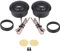 Tweeters de Voiture Haut-Parleur Rond Super Puissant 12V 120W 2Pcs + Mini Haut Parleur 8cm + Enceinte pour Voiture 4cm