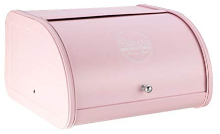 BESPORTBLE Envase Guarda Pan Caja de Pan de Rollo de Acero Inoxidable Caja de Pan Contenedor de Almacenamiento de Pan (Rosa) Contenedores De Comida