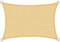 Cool Area Toldo Vela de Sombra Impermeable Rectangular 4x5m Protección UV PES Toldos para Patio Exterior Jardín Terraza-Arena