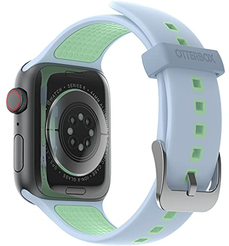 Correa de Reloj OtterBox para Apple Watch Series 10/9/8/7/6/SE 2.ª gen/SE 1.ª gen/5/4-44mm/45mm/46mm, Correa de Silicona de Tacto Suave y Resistente al Desgaste para Apple Watch, Azul/Verde