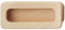 Gedotec Poignée en coquillage en bois | Poignée de porte coulissante à coller | Hêtre non traité rectangulaire | 110 x 50 mm | Portes pliantes pour porte coulissante poignées de meubles | 1 Pièce