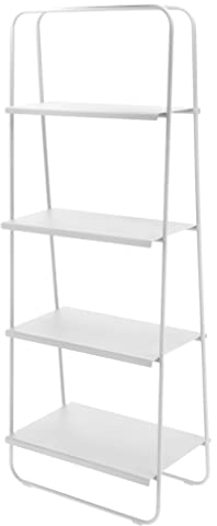 Zone Denmark Bücherregal, A-Bookshelf Offenes Regal aus Metall, Aufbewahrungsregal, Aktenregal oder Büroregal für Bücher, Ordner usw. Stehend, 54,8 x 29,4 x 140,7 cm Soft Grey (Grau)