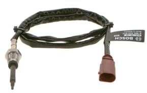 BOSCH Sensor, Abgastemperatur 0986259073 | Kompatibel mit: AUDI A3, A3 Cabriolet, A3 Limousine, A3 Sportback, SEAT ATECA, LEON, LEON SC, LEON ST, SKODA KAROQ