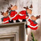 Lustige Türrahmen Weihnachtsdeko,Weihnachts Türrahmen Dekoration,Creative Türecke Dekoration,Holztür Eckschild,Weihnachtsmann Deko,Elch Deko Weihnachten,Schneemann Geschenke Türdeko (Elch)