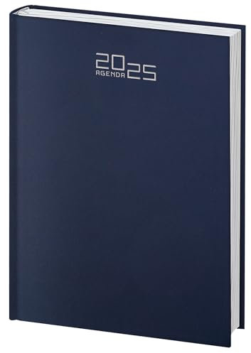 Tagesplaner 2023 12 Monate 324 Seiten S/D/A 15 x 21 Cm | Tagesplaner 2023 Aus weißem Papier Mit 2 Farben Druck | Planer 2023 mit Informationseinlagen Und Karten (Blau)