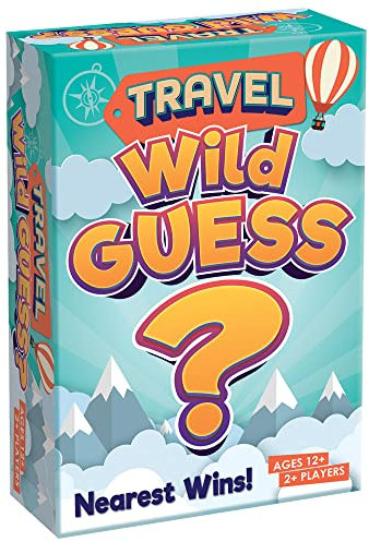 Cheatwell Games Travel Wild Guess - Quiz Games - Trivia Quiz - Kids Games - Games for Adults - Great Travel Games and Road Trip Games, Black