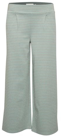 ICHI IHKATE Cameleon Cropped Wide PA Damen Stoffhose Hose 70% Polyester, 28% Viskose, 2% Elasthan Straight fit