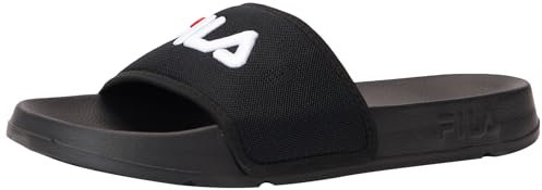 FILA Morro Bay M Slipper, Sandalia Deslizante Hombre, Black-White, 42 EU