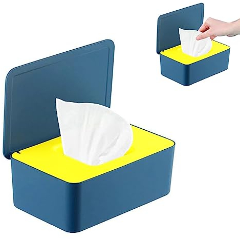 jiuzcare Boîte de Rangement pour lingettes humides - Boîte de Rangement pour Papier Toilette Humide - Distributeur de Papier Toilette Humide - Boîte pour bébé - pour Le Chargement des lingettes