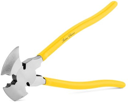 Bates- Fencing Pliers, 10.8 Inch, Yellow, Multi Tool Fence Pliers, Fence Tools
