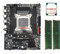 THcoa X99-M PC Motherboard Kit+E5-2620 V3 CPU+2X4CB DDR4 RAM LGA2011-3 V3 V4 4XDDR4 RAM Slot M.2 NVME SATA3.0 Motherboard