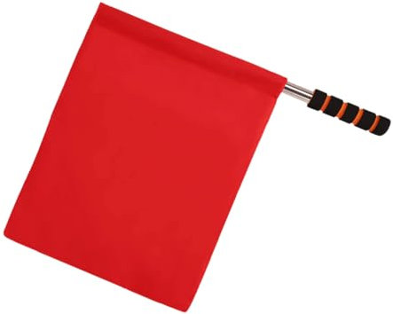 Holibanna Referee Flag Mit Schwammgriff Signalflagge Für Sportwettkämpfe Und Spiele Auffällige Farbe Für Schiedsrichter Und Linienrichter Langlebig Und Komfortabel Zu Handhaben