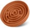 Coomazy Slow Feeder Dog Bowls, Silicone Dog Bowl with Suction Cups, Slow Feeder & Non-Slip Design, Boredom and Anxiety Reducer, Suitable for All Breed Dogs, Orange