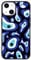 Wihytec Aesthetic Abstract Phone Case for iPhone 13 PRO MAX Blue Eyes Case Cover TPU Bumper Hard Back Shockproof Phone Case Women Girly Protective Phone Cover with Design