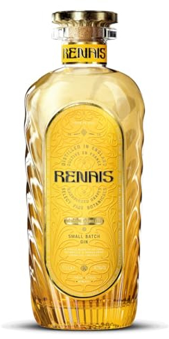 Renais Gin | 70cl, 40% ABV | Cultivated in France Using Wine Grapes & Distilled in England | Award Winning Wine Inspired Gin by Alex and Emma Watson