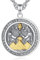CELESTIA Anubis und Horus Ankh Kette Frauen Silber 925 Ägypten Götter Ägyptischer Schmuck Ägyptische Besondere Geschenke für Frauen Damen Herren Vintage