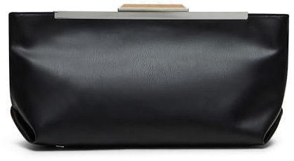 Steve Madden Damen Antoni Soft Oversized Clutch, Schwarz