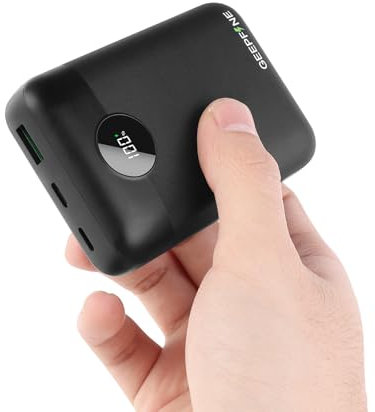 Mini 5V 2A/3A Power Bank Battery Pack for Heated Vest 10000mah,Lightweight Heated Vest Battery Pack,2 in 1 Function battery pack for heated vest and Fast Charging Portable Charger for Phones.