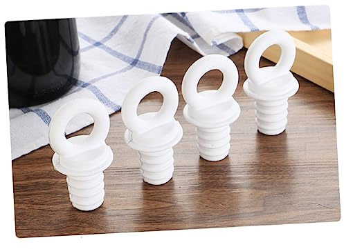 PHENOFICE 5pcs Silicone Wine Stoppers Air Tight Wine Saver Bottle Stopper Decanter for Preservation