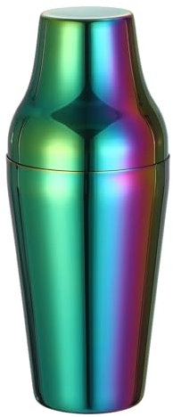 Cocktail Shakers Stainless Steel Cocktail Shaker - French Style - 20 Oz2-piece Shaker Cocktail Set(Rainbow)