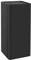 Vonsera Bloc Couteaux Cuisine, Porte Couteau Vide avec Lattes Flexibles, Universel Range Couteaux de Cuisine pour 8 Couteaux de Toutes Sortes, Noir, 9.5 x 9.5 x 22cm