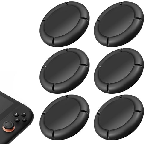 6 Pièces Capuchon Rechange pour Manette Switch Protection en Silicone Joystick 3D Protege Thumbsticks pour Switch Antidérapante Joysticks Capuchons Silicone Joystick 3D Grips Caps Noir