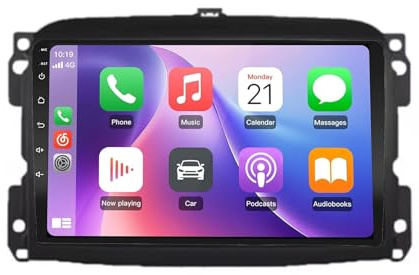 Car Radio for Fiat 500L Egea Doblo 2012-2017 9 Inch Android 15 Car Multimedia Player with Reversing Camera Gps Mirror Link For, 8 Core 8G+256G