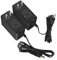 SmoTecQ 12V 2A Power Supply AC Adapter 2 Pack for CCTV Security Camera, Led Strip Lights, Router, Printer, Breast Bump and Other 12 Volt Electronics Devices Less Than 2 Amp