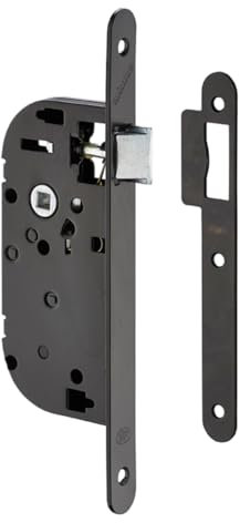 Metalux serrure pour porte bois certifiées NF - Encastrée Réversible Coffre hauteur 145 Entraxe 70 Porte de bureau porte d'entrée bureau chambre (Sans condamnation Axe 40)