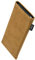 fitBAG Classic Sand Handytasche für Apple iPhone Xr Tasche aus original Alcantara mit Microfaserinnenfutter | Hülle mit Reinigungsfunktion | Made in Germany