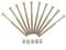M6 carbon steel furniture bolts + nuts 10/pack (120mm) (can be bundled with GS00593), Fastening Parts