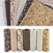 Pre-Cut Baumwollstoff,7 Stück 50 x 50 cm Baumwollstoff DIY Blumenquadrat Schlafsaal Steppdecke