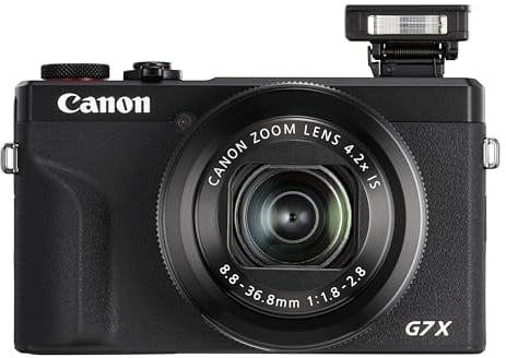 Canon PowerShot G7X Mark III (Nero) – Fotocamera Digitale Compatta con Sensore da 1 Pollice e Video 4K - Perfetta In Condizioni Di Scarsa Illuminazione E Per I Viaggi - Amata da chi crea in movimento