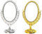 BESPORTBLE Schreibtisch Tischspiegel Vintage Make-Up Spiegel Kosmetikspiegel Desktop-Spiegel für Tisch Silber