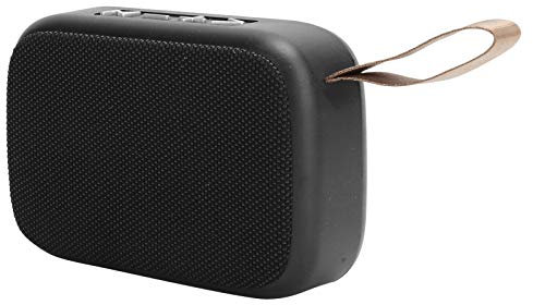 Annadue Altavoz Bluetooth inalámbrico, Subwoofer estéreo portátil, Mini Altavoz Inteligente de Sonido USB con Radio FM, Calidad de Sonido HiFi, Compatible con Llamadas Manos Libres HD(Negro)