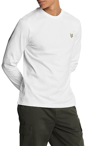 Lyle & Scott LS T-Shirt Plain L/S T-Shirt 626 White, M