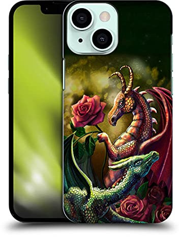 Head Case Designs Licenza Ufficiale Rose Khan Rose Estive Dragoni Custodia Cover Dura per Parte Posteriore Compatibile con Apple iPhone 13 Mini