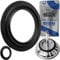 Replacement Strainer Basket Seal, 2 Pieces, Compatible with Blanco 116116, for 3.5 Drain Sets with Strainer Basket Art. No. 119145, 119146, 125590, 125613, 225210, 225211