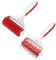 Westmark 1 rodillo de rejilla de 19,5 cm + 1 rodillo de 20 cm, plástico, blanco/rojo, 321822E6