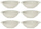 Excellent Houseware 6 Pack Sauce Dipping Bowls Porcelain Round Ramekin Condiment Pots Dip Bowls Small Side Dishes for Ketchup BBQ Seasoning Chutney Pickle Relish, White (13.5cm Flared Wall)