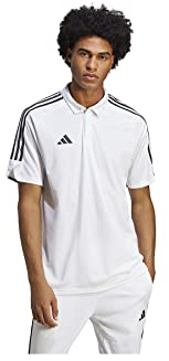 adidas Herren Tiro23 L Polo Poloshirt (Short Sleeve), weiß, XL